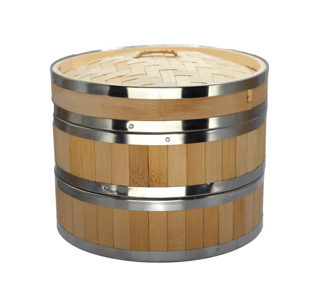 APS Bamboo Steamer stoommand Ø20 cm 2 mandjes